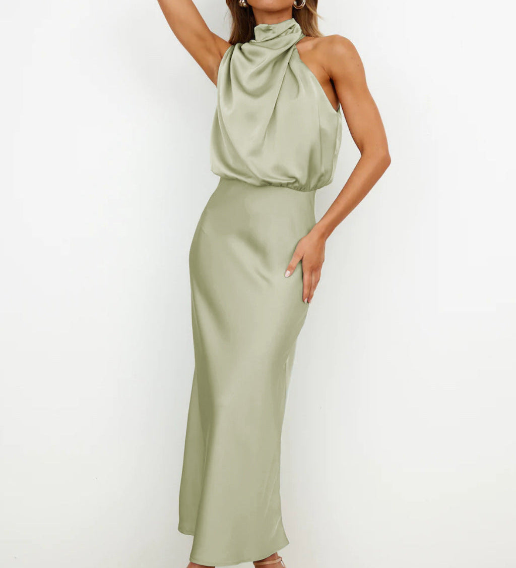 Tyra | Juhlapuku, elegantti, kaula-aukko halter-tyyppinen
