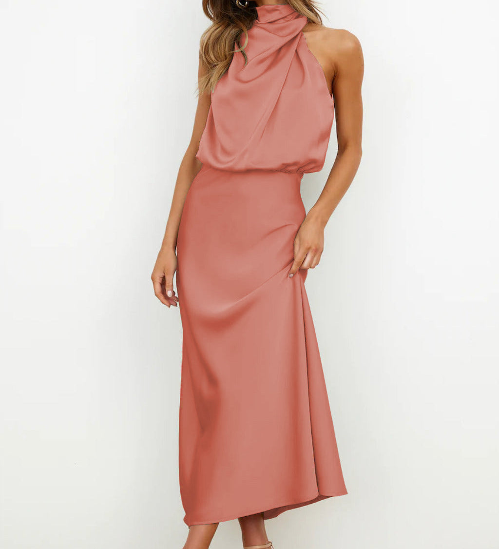 Tyra | Juhlapuku, elegantti, kaula-aukko halter-tyyppinen