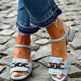 Marisol™ | Sandalias de Tacón con Detalle Frontal