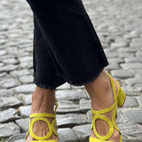 Begoña™ | Sandalias Planas con Detalle Circular