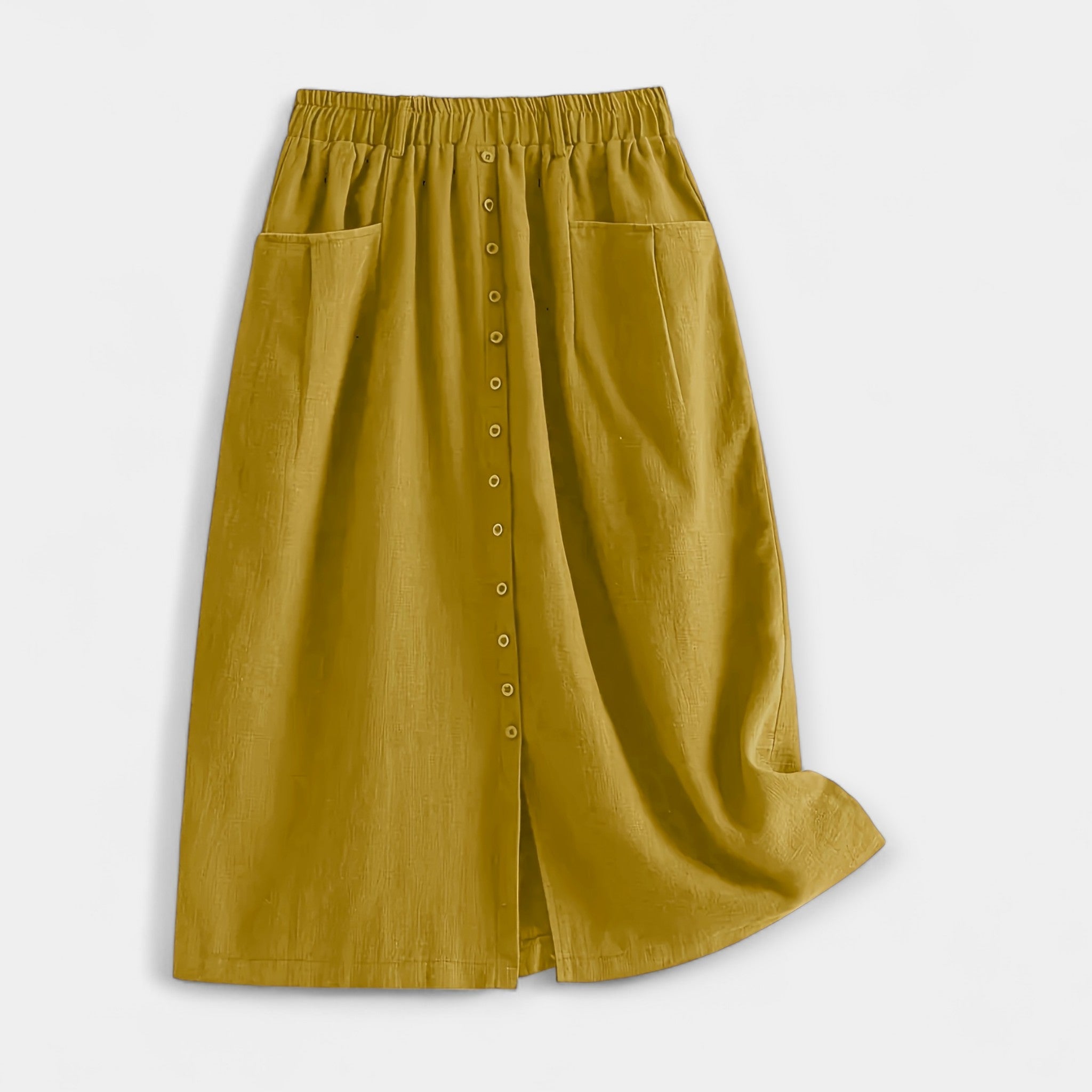 Midi-hame, vintage-pellavaa