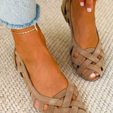Manuela™ | Sandalias Planas Trenzadas