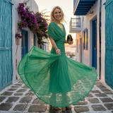 Xenia | V-aukollinen maksimekko