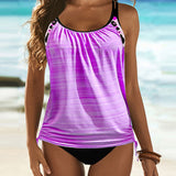 Julia | Tankini, jossa leopardikuviointi