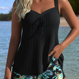 Rocio | Tankini raidallinen alaosalla