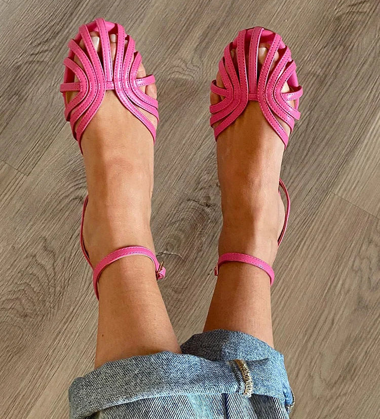 Vicenta™ | Sandalias de Tacón con Detalle Joya