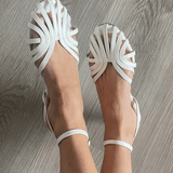 Vicenta™ | Sandalias de Tacón con Detalle Joya