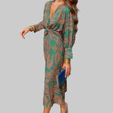 Isadora™ | Vestido Midi Estampado