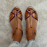 Pastora™ | Sandalias Planas Multicolor