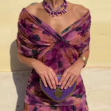 Eloísa™ | Vestido Largo Floral de Gasa