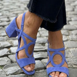 Begoña™ | Sandalias Planas con Detalle Circular