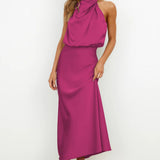 Tyra | Juhlapuku, elegantti, kaula-aukko halter-tyyppinen