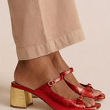Fermina™ | Sandalias de Tacón con Lazo