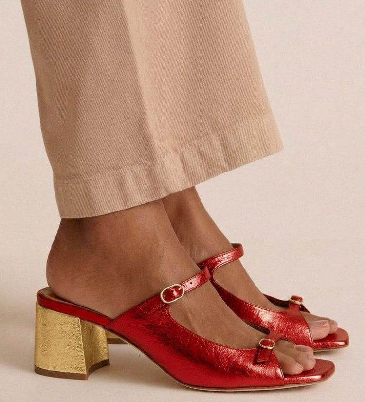 Fermina™ | Sandalias de Tacón con Lazo