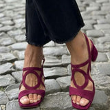 Begoña™ | Sandalias Planas con Detalle Circular