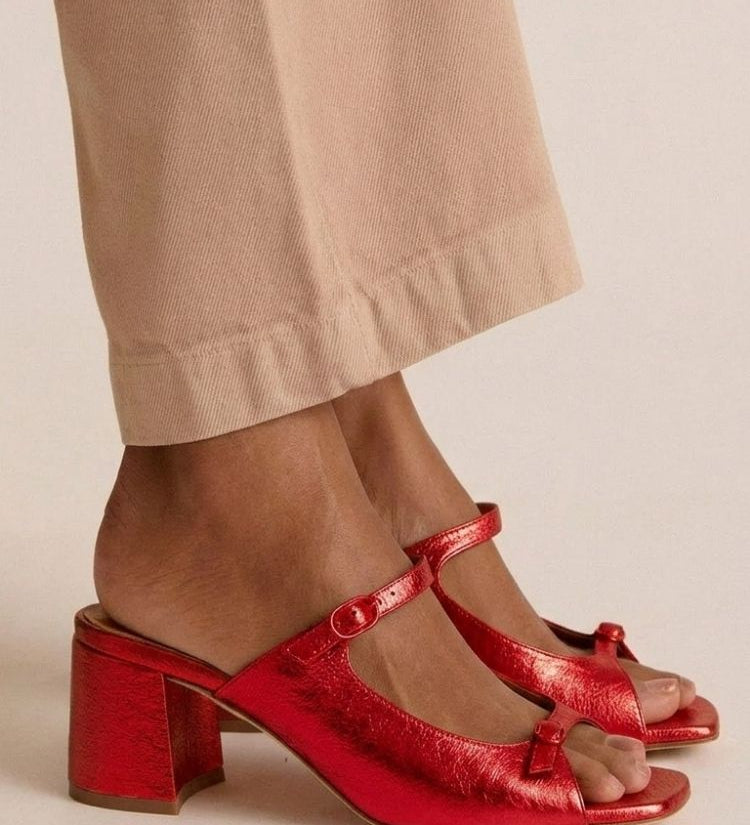 Fermina™ | Sandalias de Tacón con Lazo