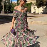 Eloísa™ | Vestido Largo Floral de Gasa