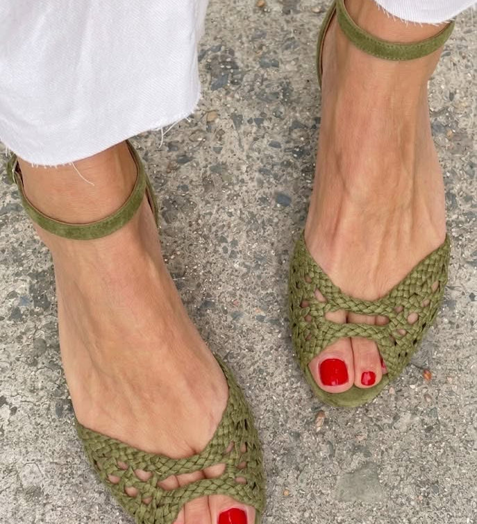 Soledad™ | Sandalias Doradas Trenzadas