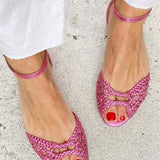Soledad™ | Sandalias Doradas Trenzadas