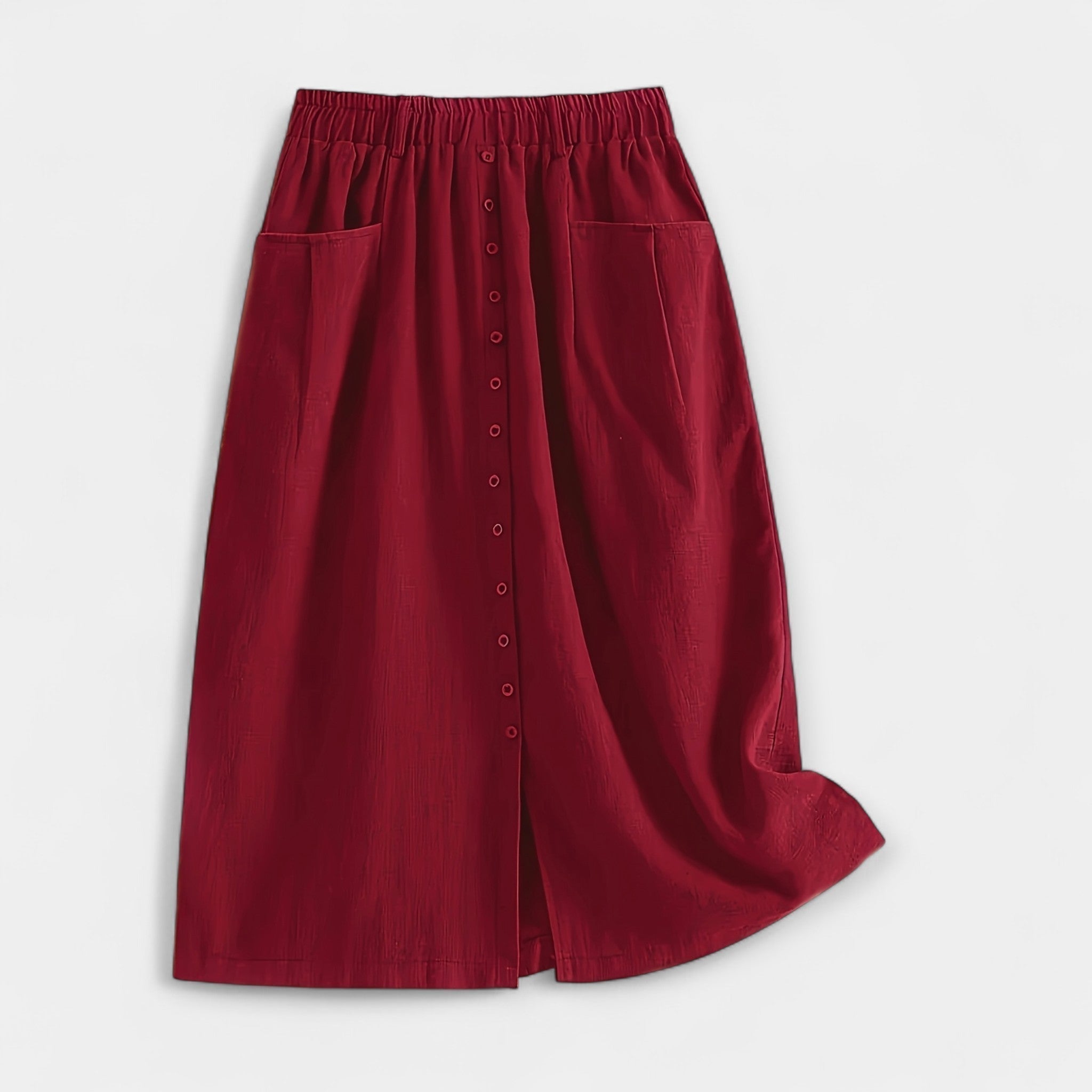 Midi-hame, vintage-pellavaa