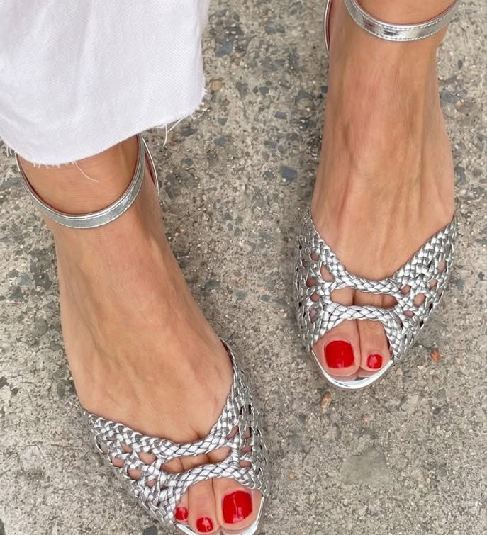 Soledad™ | Sandalias Doradas Trenzadas