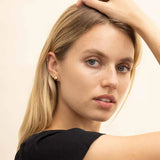 Mia | Hopeapallokorvakorut