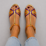 Pastora™ | Sandalias Planas Multicolor