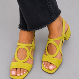 Begoña™ | Sandalias Planas con Detalle Circular