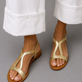Trinidad™ | Sandalias Planas de Tiras Cruzadas