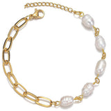 Olivia | Brilliant Pearls -helmirannekoru sydämellä