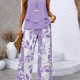 Justa™ | Lila pusero ja Botanical-housusetti