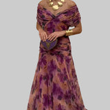 Eloísa™ | Vestido Largo Floral de Gasa