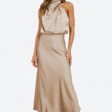 Tyra | Juhlapuku, elegantti, kaula-aukko halter-tyyppinen