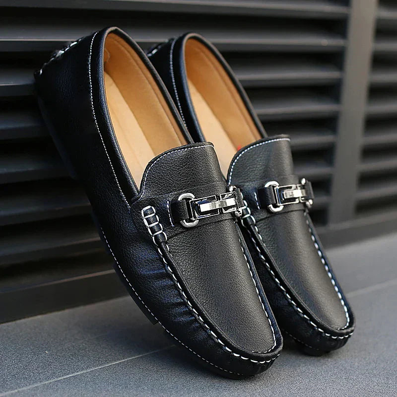 Loafers, aitoa nahkaa