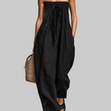Nina | Jumpsuit, tyylikäs, hihaton, olkaimellinen