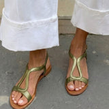 Trinidad™ | Sandalias Planas de Tiras Cruzadas