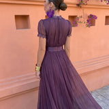 Cayetana™ | Vestido Largo de Gasa