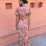 Felicidad™ | Vestido Floral de Rosas