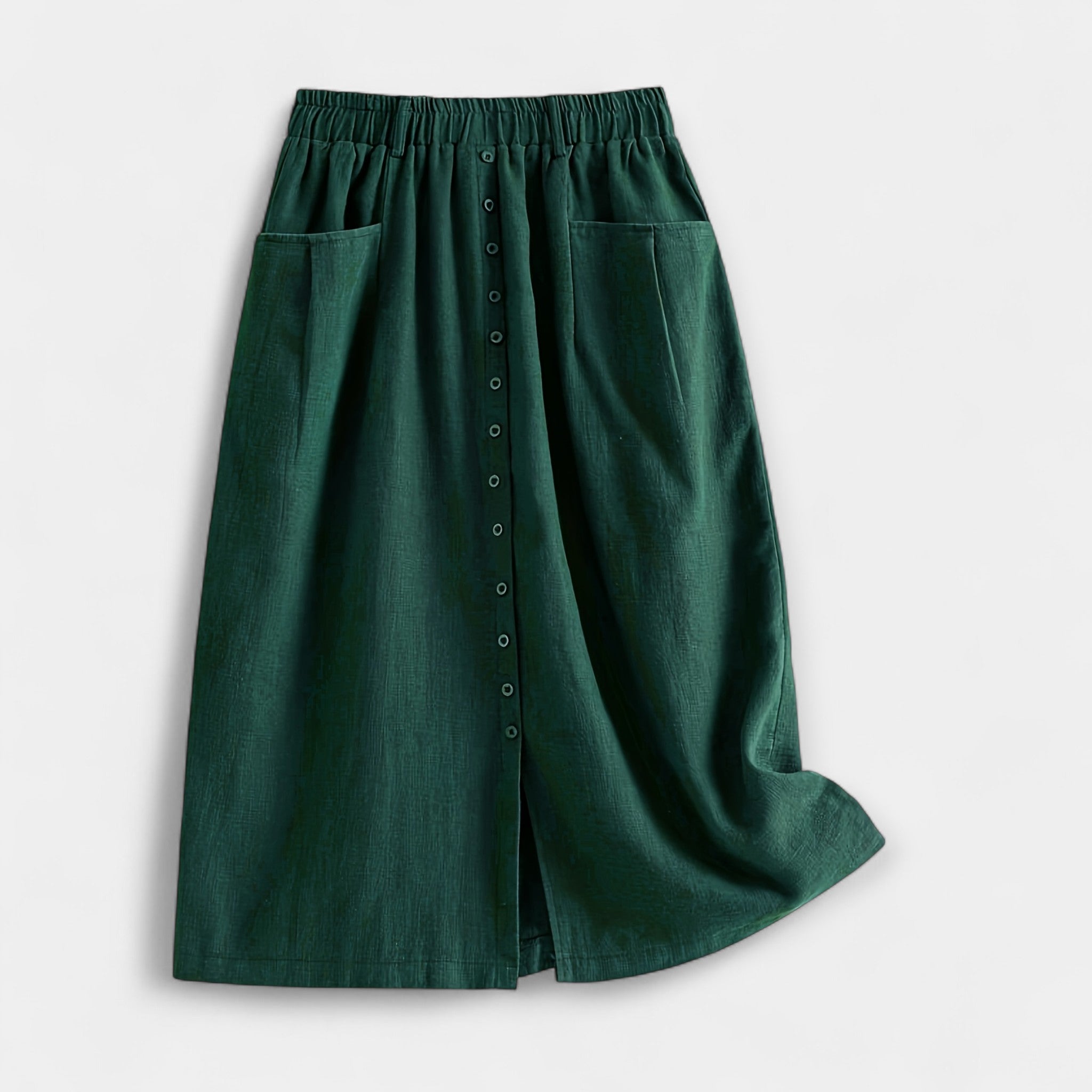 Midi-hame, vintage-pellavaa