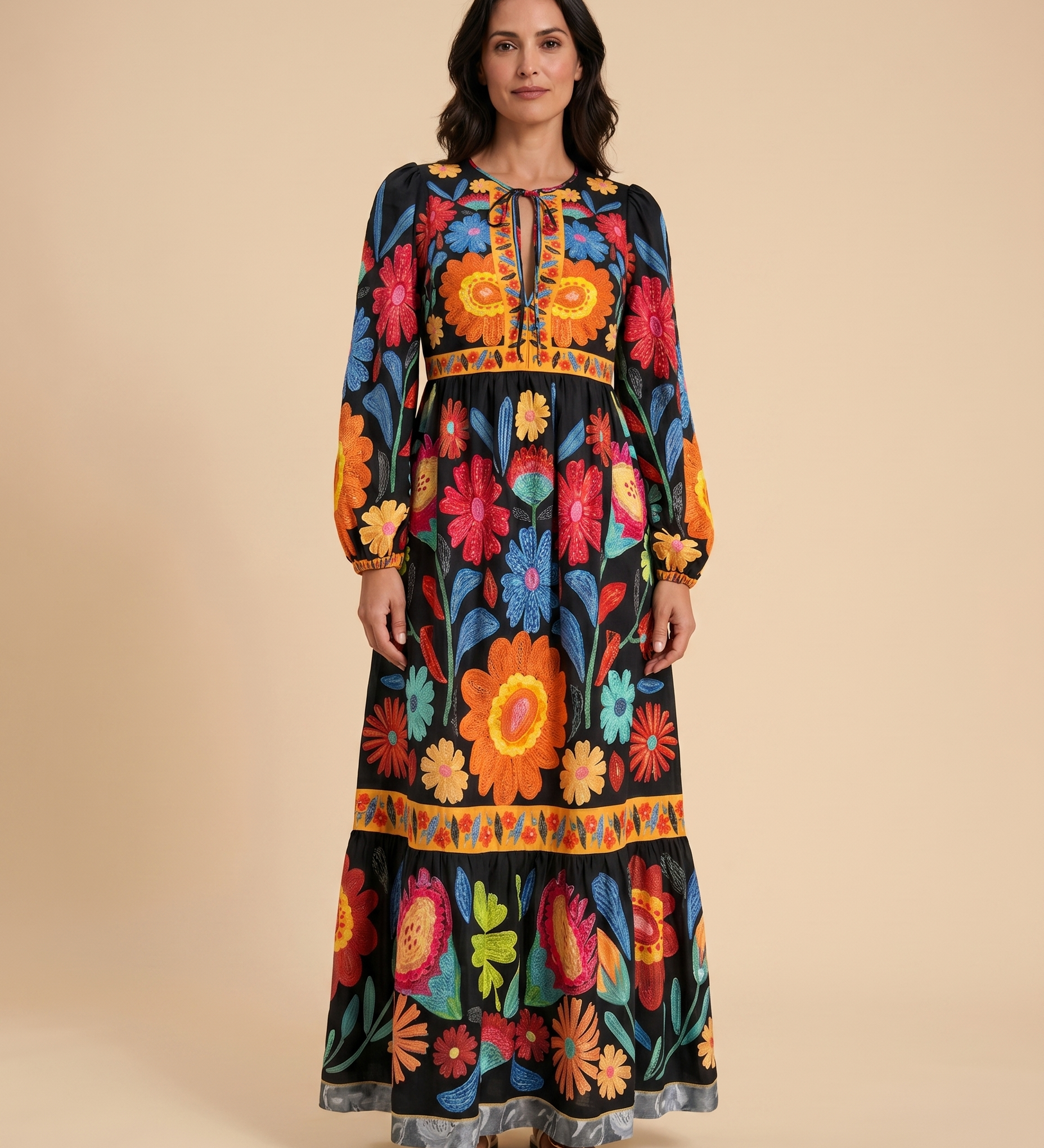 Rosalia | Kuviollinen maksimekko