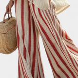 Vanessa | Tyylikäs Set Striped Rojas
